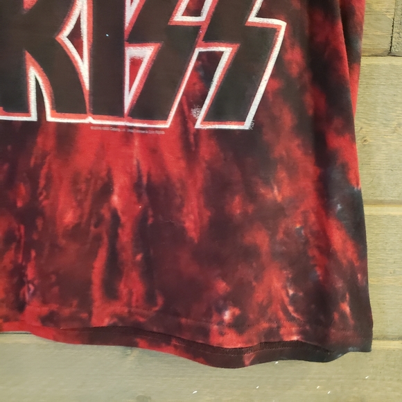 Kiss Graphic Band Tee Small Tie Dye - Picture 4 of 6